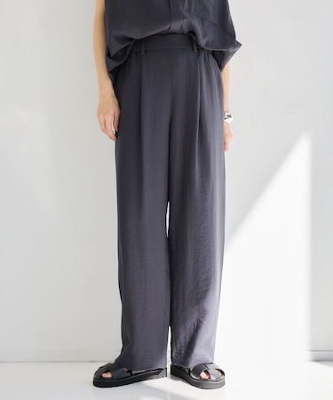 フィラメントワイドパンツ＜セットアップ対応＞