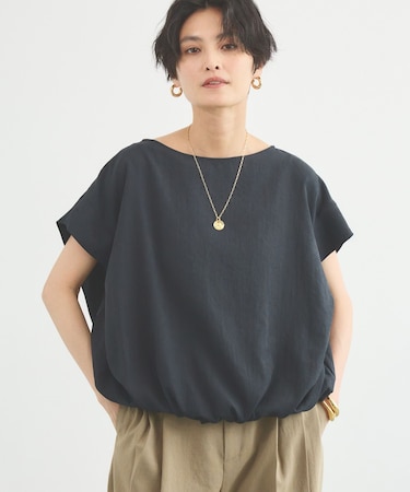 ピーチタッチタックスリーブブラウス＜セットアップ対応＞