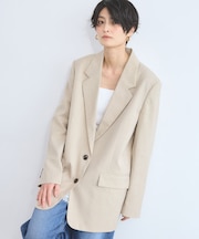 シャークスキンオーバージャケット