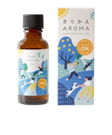 きりかえアロマ ブレンドエッセンシャルオイル シャキッとオン 30ml