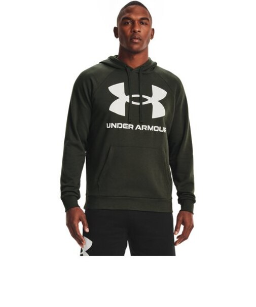 UAライバルフリース フーディー 〈ビッグロゴ〉