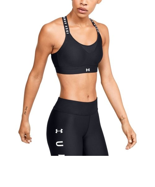 新品未使用　Under Armour トレーニング　ヨガウエア　ブラックLサイズ UAインフィニティ ハイブラ(トレーニング/WOMEN)｜アンダー