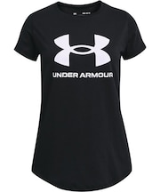 UAスポーツスタイル ショートスリーブTシャツ 〈ビッグロゴ〉（トレーニング/GIRLS）