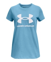 UAスポーツスタイル ショートスリーブTシャツ 〈ビッグロゴ〉（トレーニング/GIRLS）