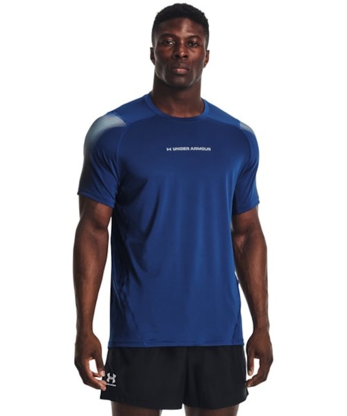 UAヒートギアアーマー フィッティド ショートスリーブシャツ 〈ノベルティ〉（トレーニング/MEN）