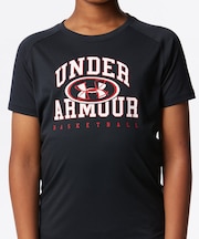 UAテック ショートスリーブTシャツ 〈UA ロゴグラフィック〉（バスケットボール/BOYS）