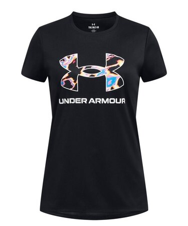 UAテック プリント ビッグロゴ ショートスリーブTシャツ
