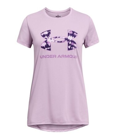 UAテック プリント ビッグロゴ ショートスリーブTシャツ