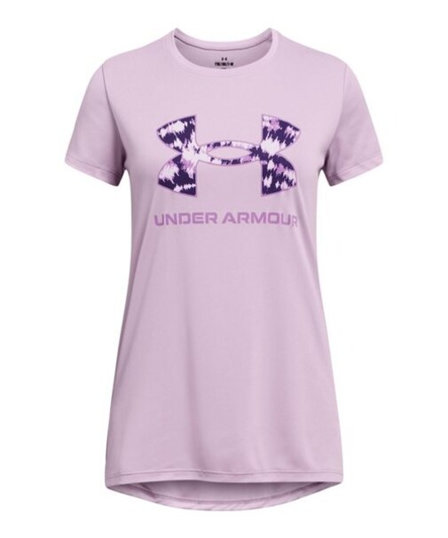 UAテック プリント ビッグロゴ ショートスリーブTシャツ