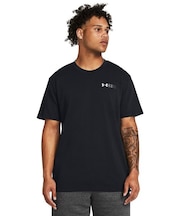 UAヘビーウエイト ロゴリピート ショートスリーブTシャツ