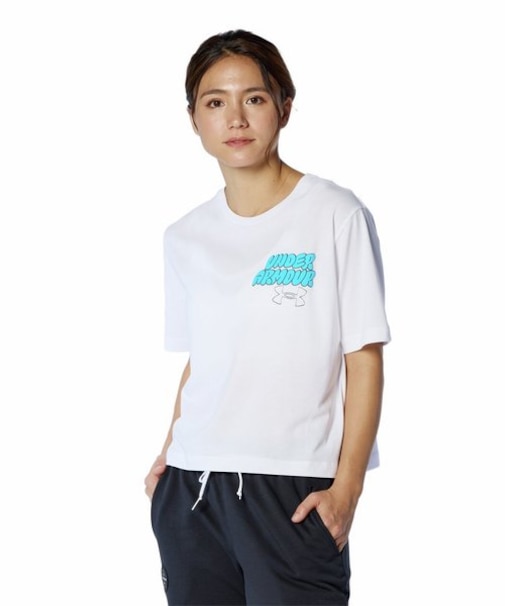UAコットン クロップ ショートスリーブTシャツ