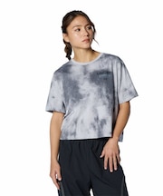 UAコットン クロップ ウォッシュド ショートスリーブTシャツ