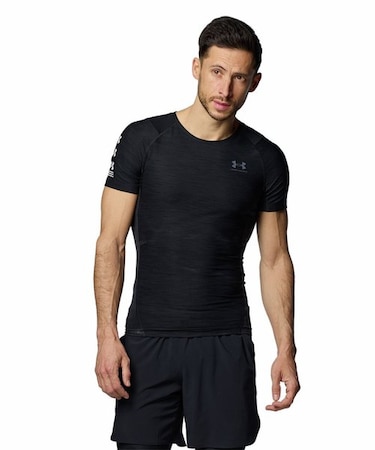 UAヒートギアアーマー コンプレッション ノベルティ ショートスリーブ シャツ