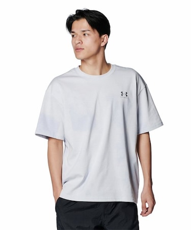 UAヘビーウェイトコットン オーバーサイズ プリント ショートスリーブTシャツ