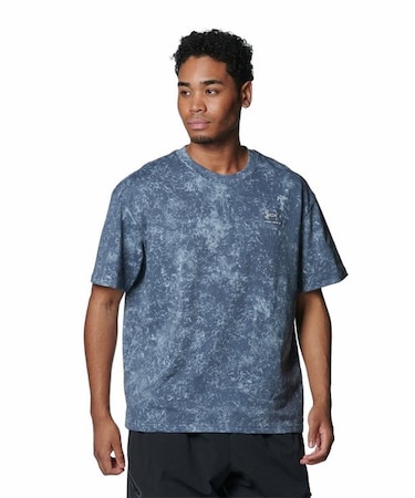 UAヘビーウェイトコットン オーバーサイズ プリント ショートスリーブTシャツ