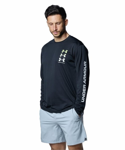 送料無料 新品 underarmour テックロングスリーブTシャツ L RD アンダーアーマー（UNDER ARMOUR）（レディース）テック ロング