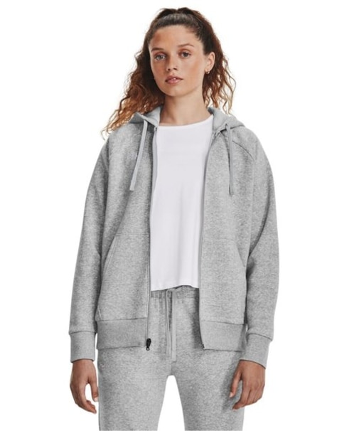 UAライバルフリース フルジップ フーディー