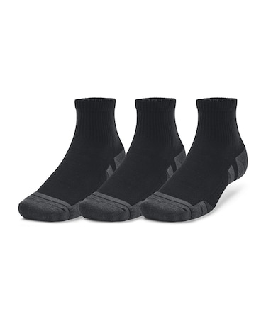 UA PERFORMANCE TECH QUARTER SOCKS （3P）