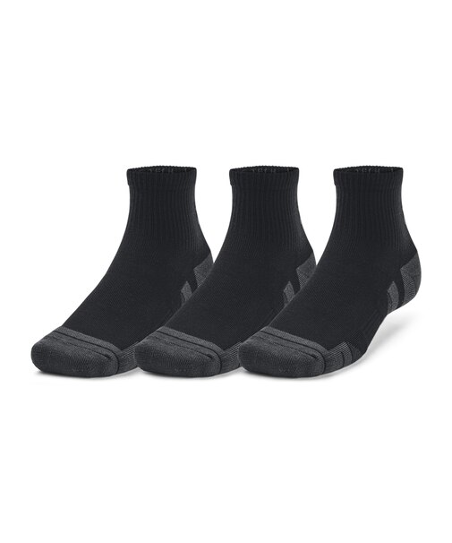 UA PERFORMANCE TECH QUARTER SOCKS （3P）