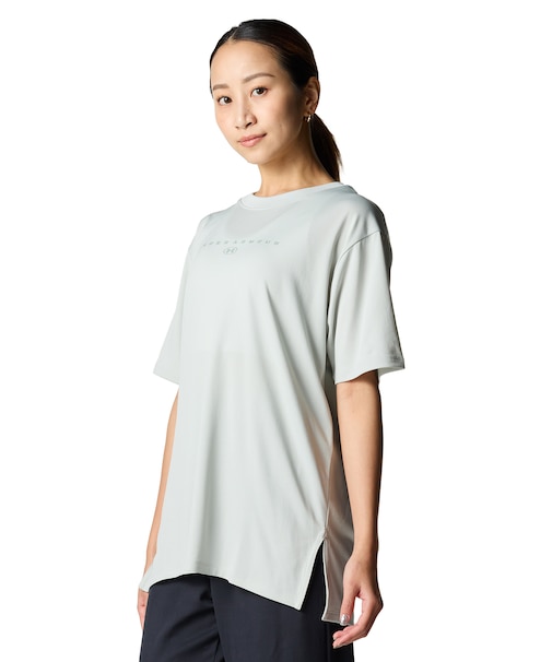 UAテック オーバーサイズ グラフィック Tシャツ