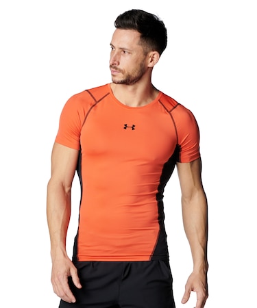 UAヒートギアアーマー コンプレッション ノベルティ ショートスリーブ シャツ