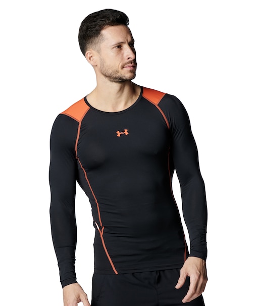 UAヒートギアアーマー コンプレッション ノベルティ ロングスリーブ シャツ