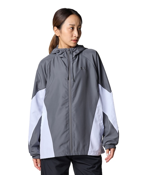 UAメッシュ ライナー ウーブン フルジップ フーディー