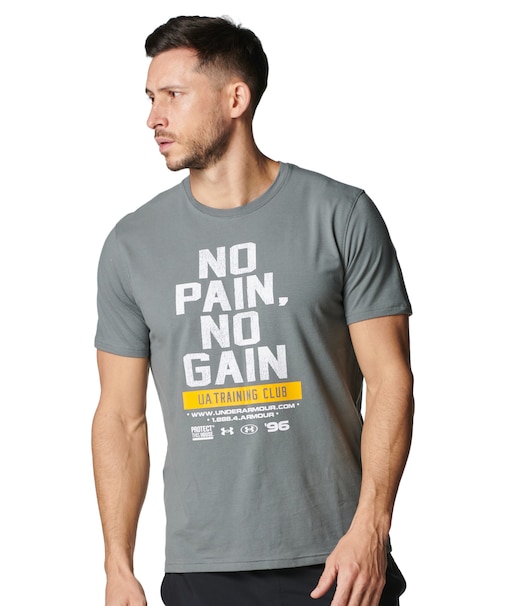 UAパフォーマンスコットン グラフィック ショートスリーブ Tシャツ