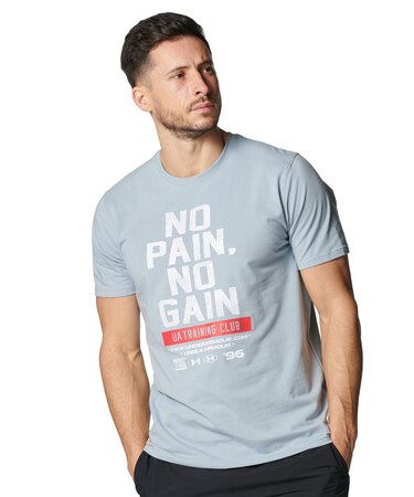 UAパフォーマンスコットン グラフィック ショートスリーブ Tシャツ