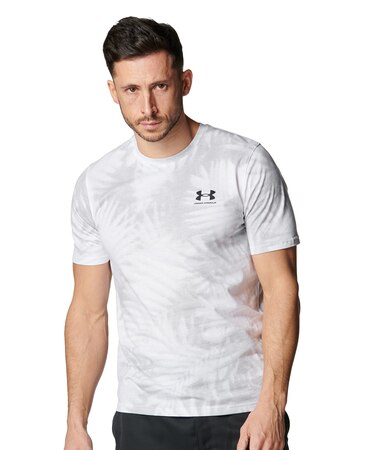 UAチャージドコットン プリント ショートスリーブ Tシャツ