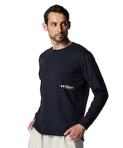 UAヘビーウエイト グラフィック ロングスリーブ Tシャツ