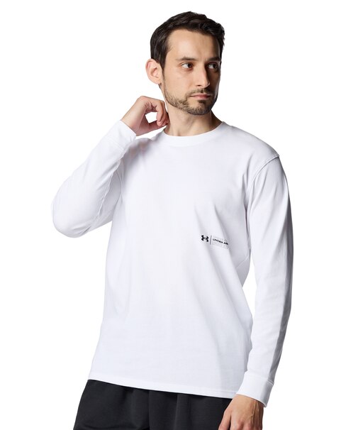 UAヘビーウエイト グラフィック ロングスリーブ Tシャツ