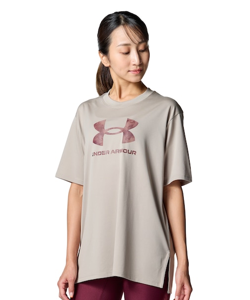 UA TECH OVERSIZED BIG LOGO T-SHIRT