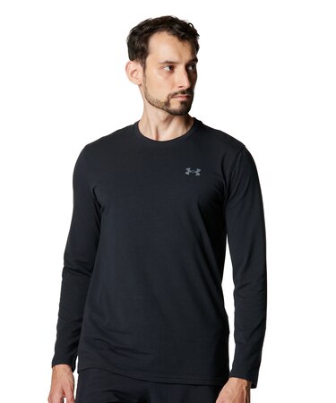 UA PERFORMANCE COTTON LONG SLEEVE T-SHIRT