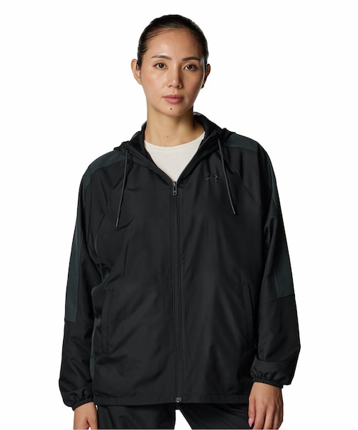 UA MESH LINER WOVEN HOODIE