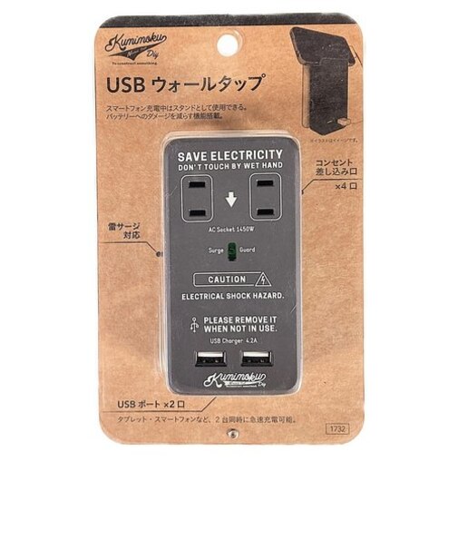 USBウォールタップ