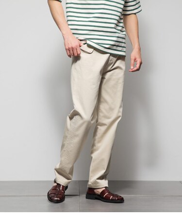 スーピマコットン チノクロスマリンパンツ
