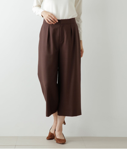 ミルドカルゼ タックガウチョパンツ