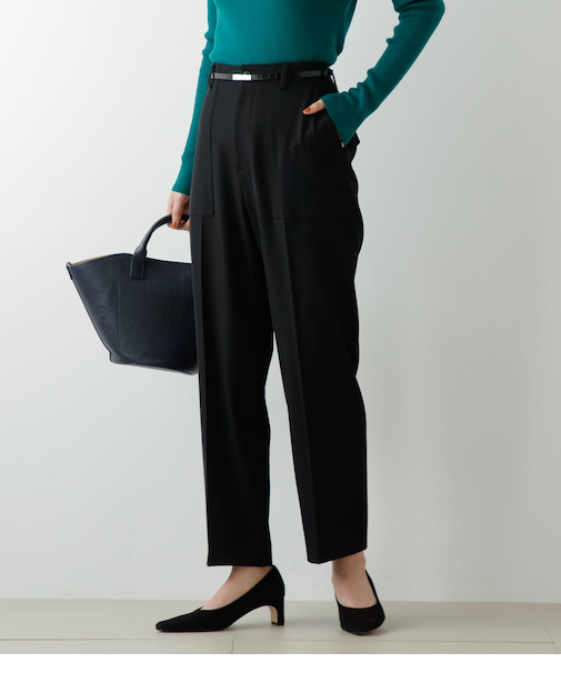 ストレッチカルゼ ベイカーパンツ