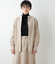シャンブレーコール スタンドカラーシャツ