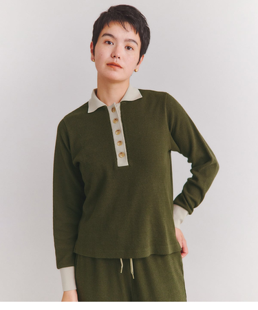 Thermal Knit Like a Used リブポロシャツ