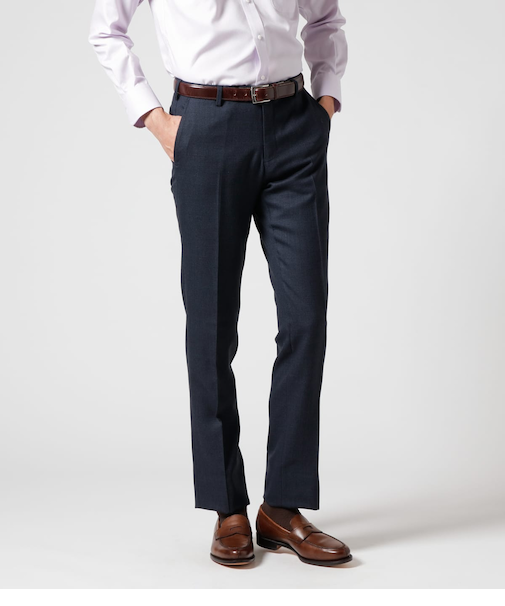 テトロンウール バーズアイ スラックス