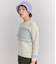 Bulky Wool リボン編みこみニット
