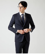 【防シワ】TRAVEL COMFORT マイクロストライプ スーツ