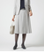 ストレッチホームスパン タックスカート