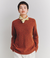 Low Gauge Nep Knit アシンメトリーパッチポケットニット