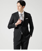 【防シワ】TRAVEL COMFORT ウール ピンチェック スーツ