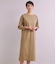 Heavy Plating Single Jersey アシンメトリースリットワンピース