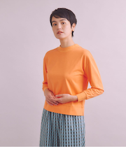 ［LOTUS×FRESCA］Jersey モックネックプルオーバー
