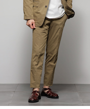 【吸水速乾・ウォッシャブル・ストレッチ】COOL MAX コットンカルゼ ウエストアジャストパンツ(セットアップ対応)